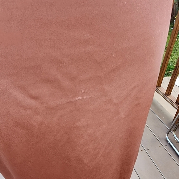 Windsor ROSE Gold Satin Open Side Backless Maxi dress Size S - Picture 9 of 15